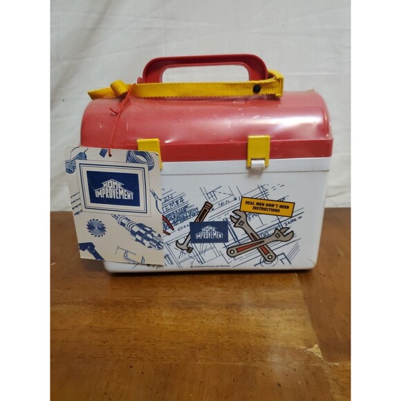 Home Improvement Prego Promotional Real Man's Lunchbox & Thermos NWT 1990s Vtg - Picture 1 of 8